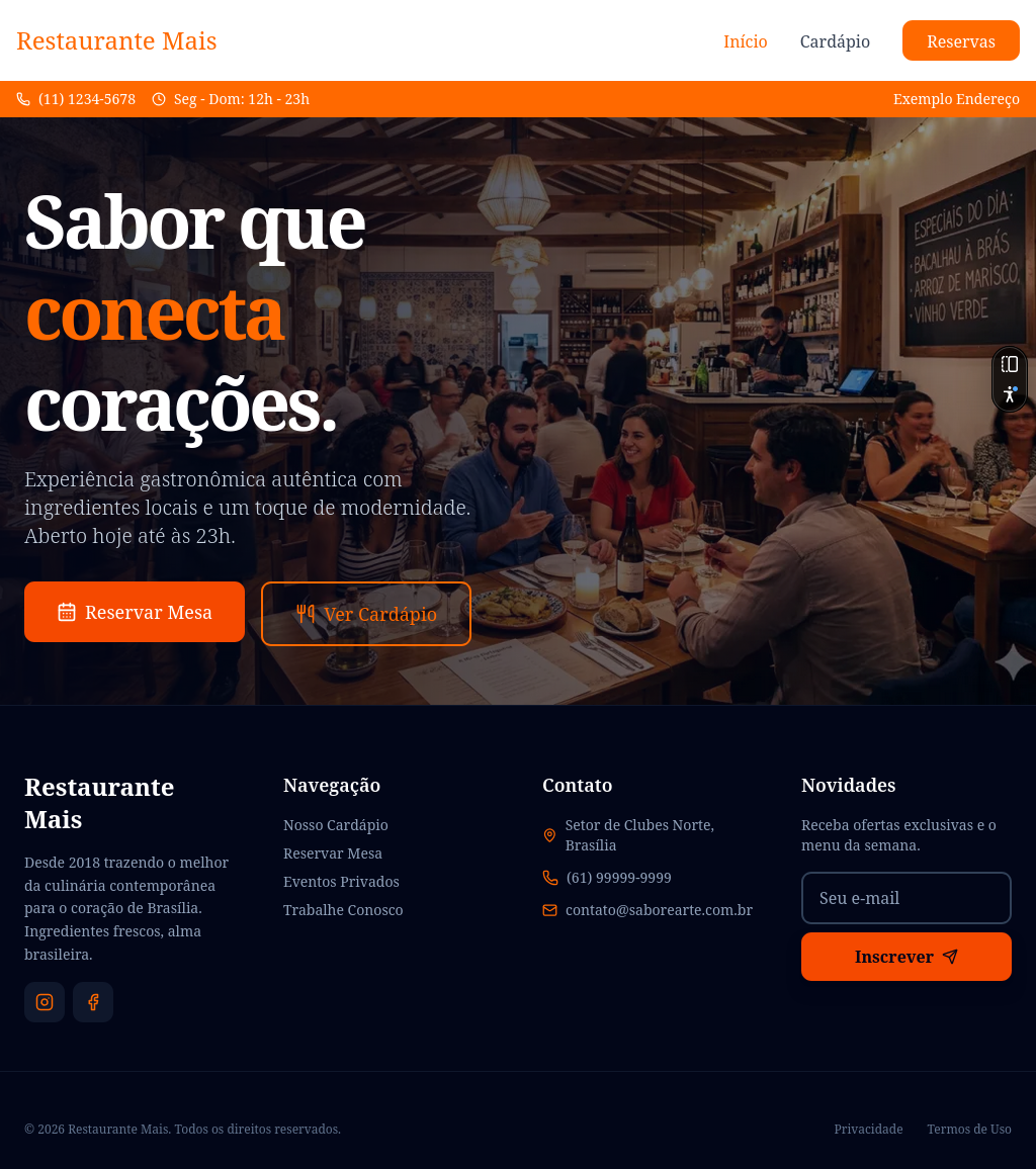 Restaurant Website